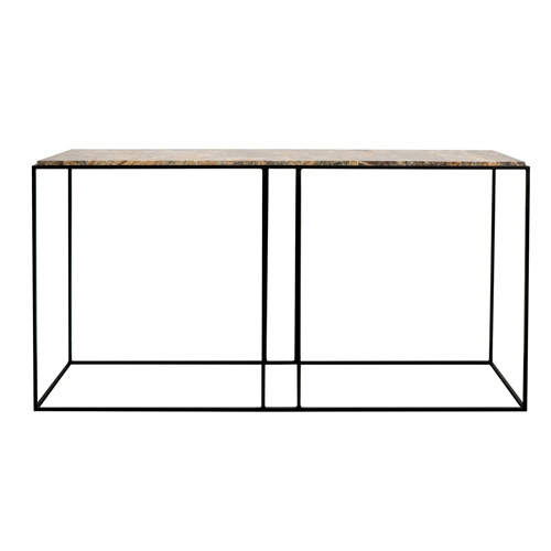 Dion Console Table - Forest Marble