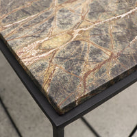 Dion Console Table - Forest Marble