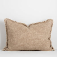 Dover Lumbar Cushion - Feather Inner - Natural