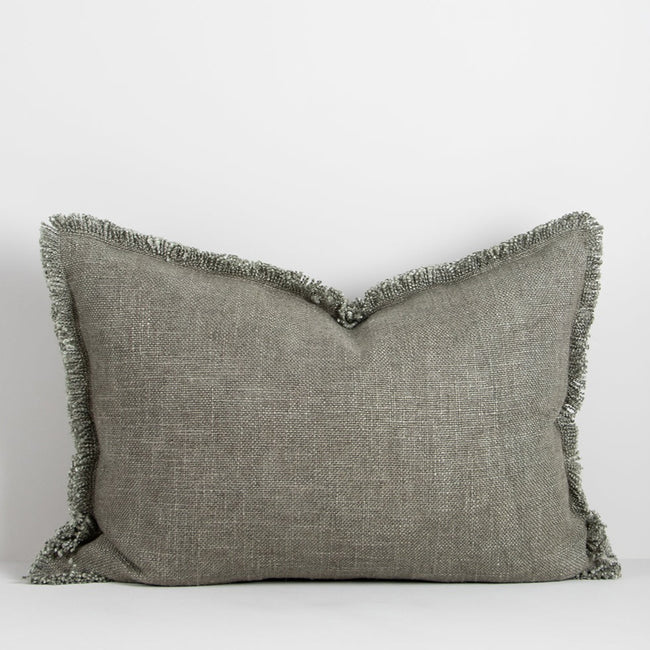 Dover Lumbar Cushion - Feather Inner - Sage