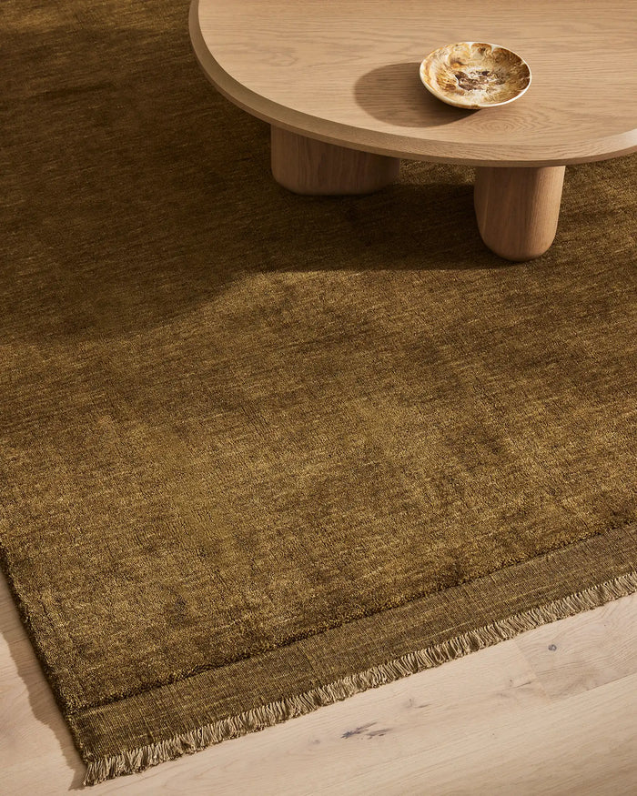 Weave Silvio Floor Rug - Oakmoss - 200cm x 300cm - NZ Wool