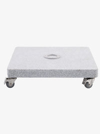 100KG Granite Umbrella Base for Cantilever Umbrellas - with Wheels