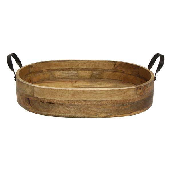 Ploughmans Oval Serving Tray Iron Handles