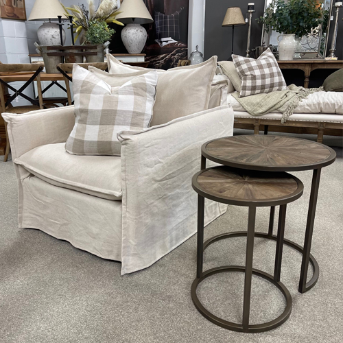 Pearson Round Side Tables - Nest of 2