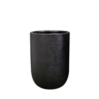 Oreti Black Outdoor Planter Pot - Small
