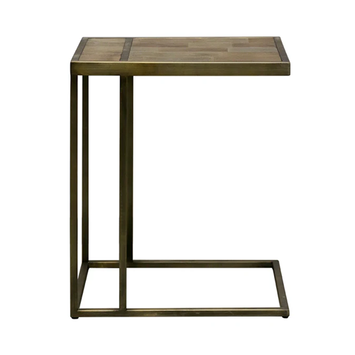 York Sofa Table - Antique Brass