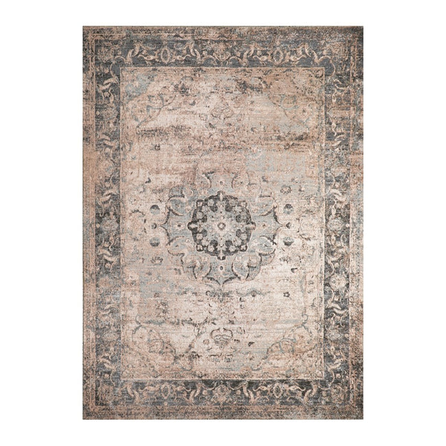 Antalya Turkish Style Floor Rug - Peach/Grey - 170cm x 240cm