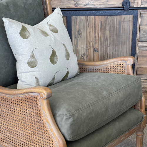 Pear Cushion - Khaki