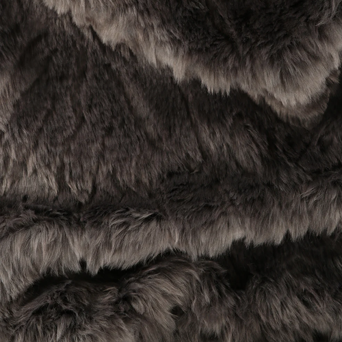 Heirloom NZ Made Faux Fur Throw - 150x220cm - Pewter Chinchilla