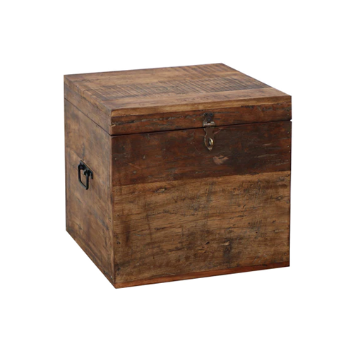 Reclaimed Storage Trunk Side Table