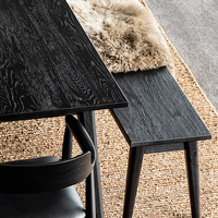 Vicchy Dining Table - 220cm - Black