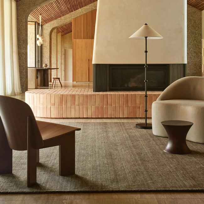 Weave Silvio Floor Rug - Fog - 300cm x 400cm - NZ Wool