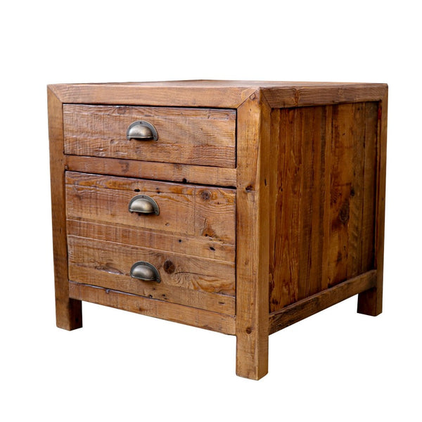 Printmaker Side Table - 2 Drawer