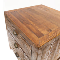 Printmaker Side Table - 2 Drawer