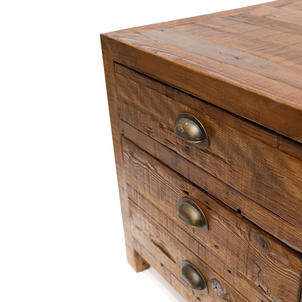Printmaker Side Table - 2 Drawer