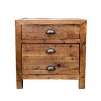 Printmaker Side Table - 2 Drawer