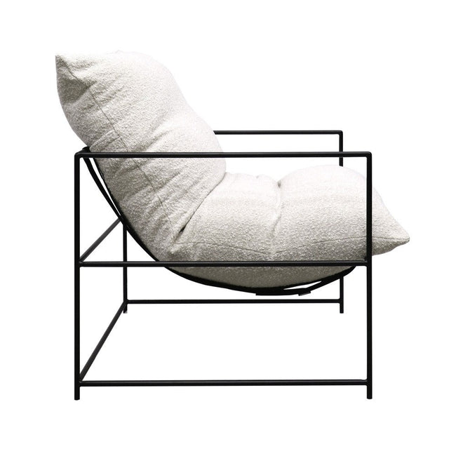 Lauro Club Chair Boucle - Cream