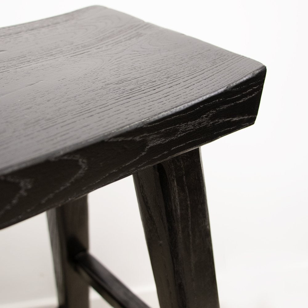 Pavia Barstool - Curved - Black