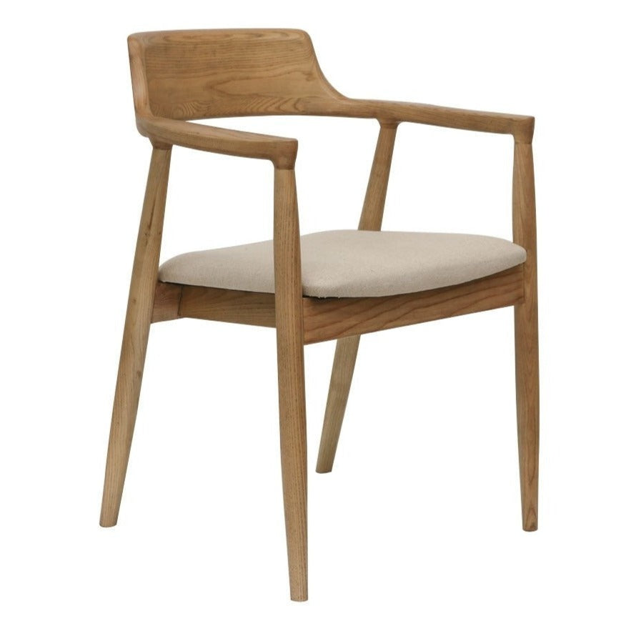 Ealing Dining Chair - Natural Linen