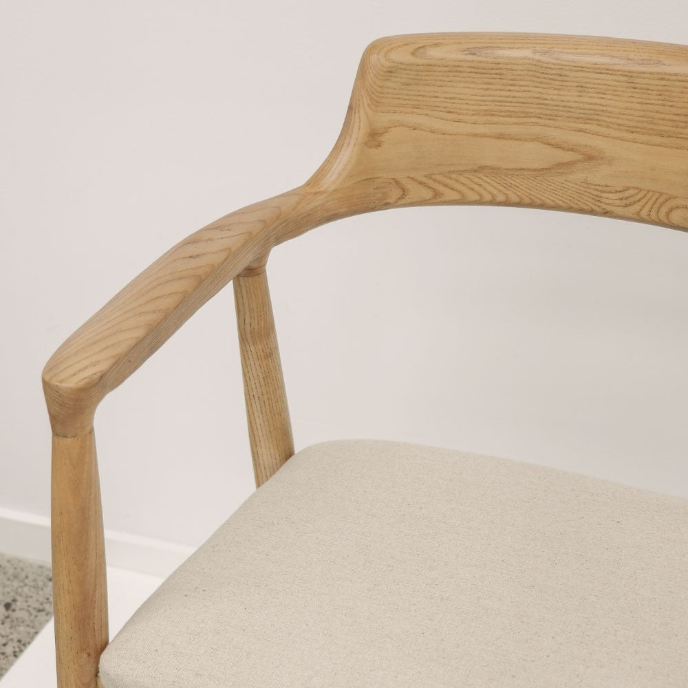 Ealing Dining Chair - Natural Linen
