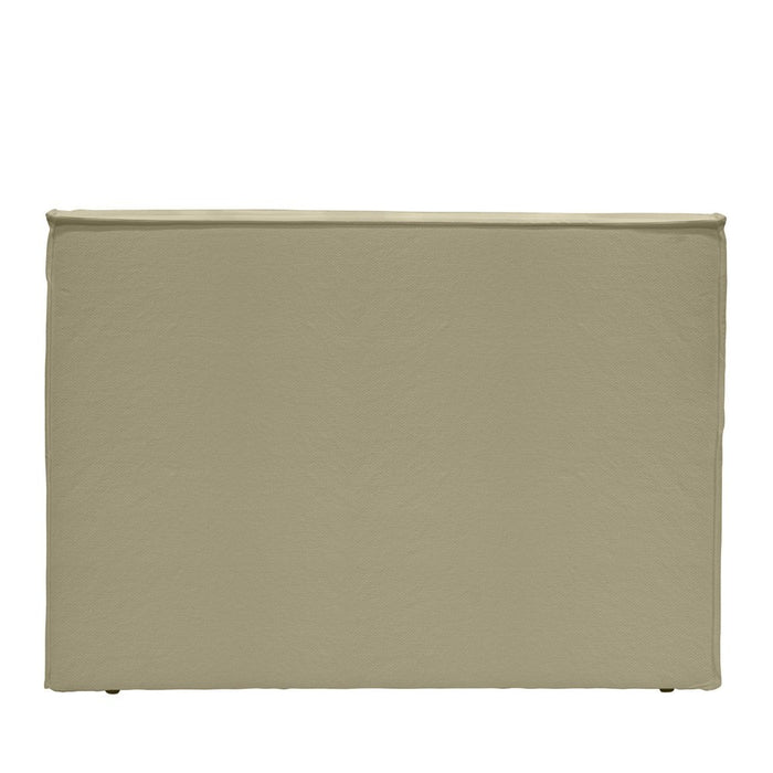 Keely Khaki Slipcover Headboard - Queen