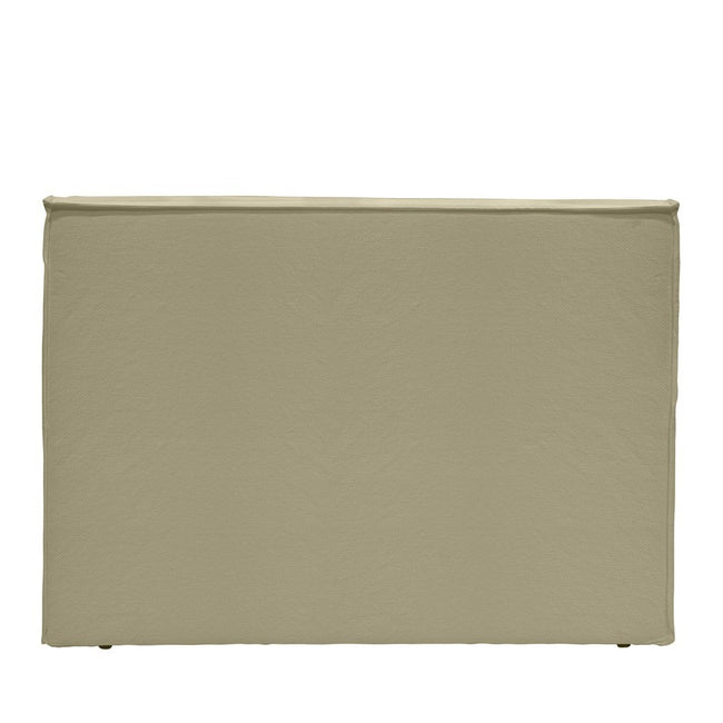 Atlanta Khaki Slipcover Headboard - Queen