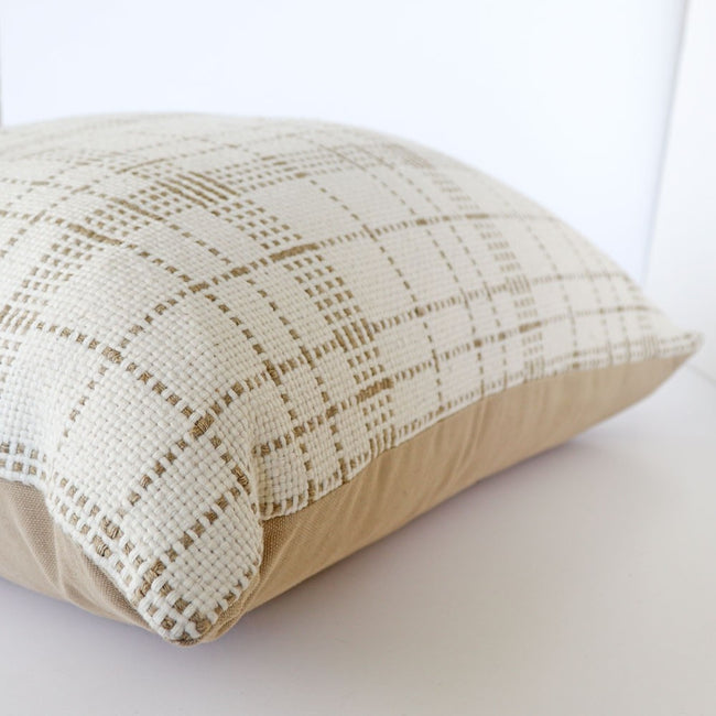 Soma Cushion - Cream Natural - Feather Inner