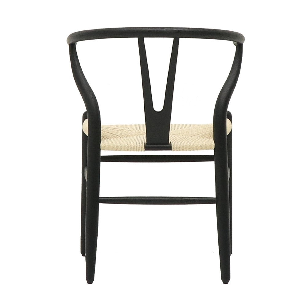 Jamara Dining Chair - Black & Natural
