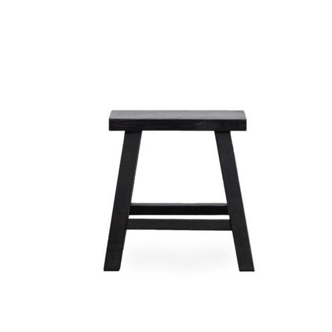 Pavia Elm Side Table/Stool - Straight - Black