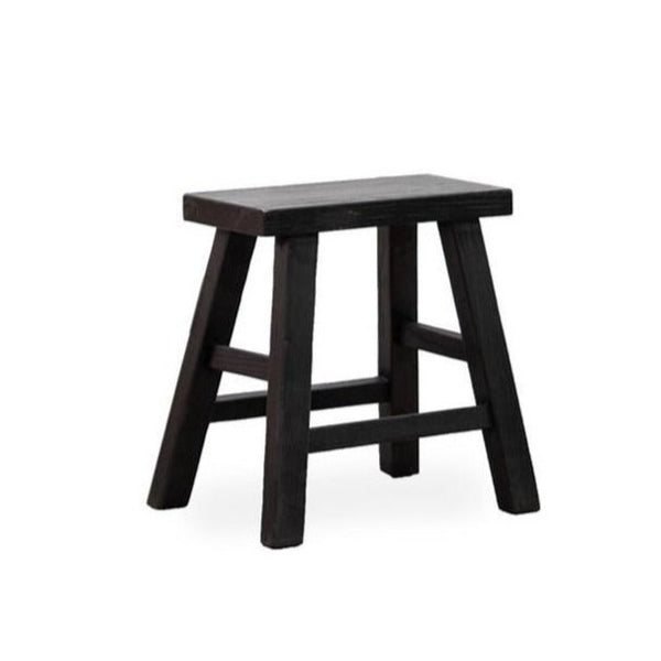 Pavia Elm Side Table/Stool - Straight - Black