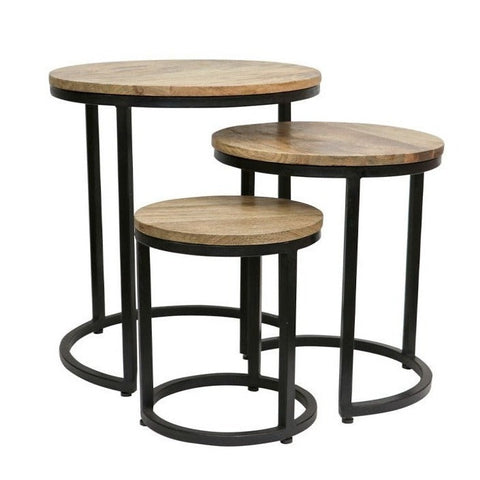 Pearson Round Nest of 2 Side Tables