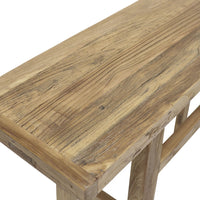 Pavia Rustic Wooden Console Table Natural - 150cm