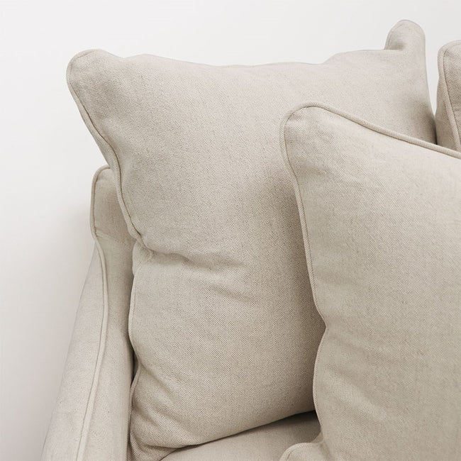 Napa Linen Slip Cover Armchair - Natural