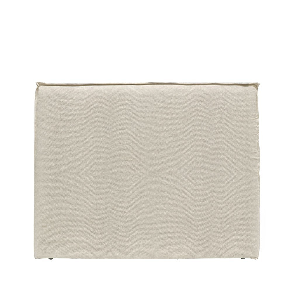Keely Natural Linen Headboard - Queen