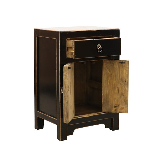 Oneta Bedside Table - Vintage Black