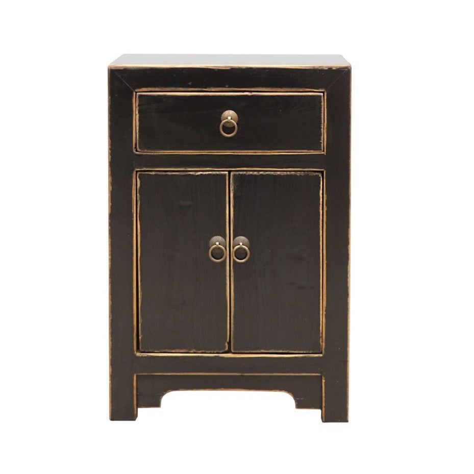Oneta Bedside Table - Vintage Black