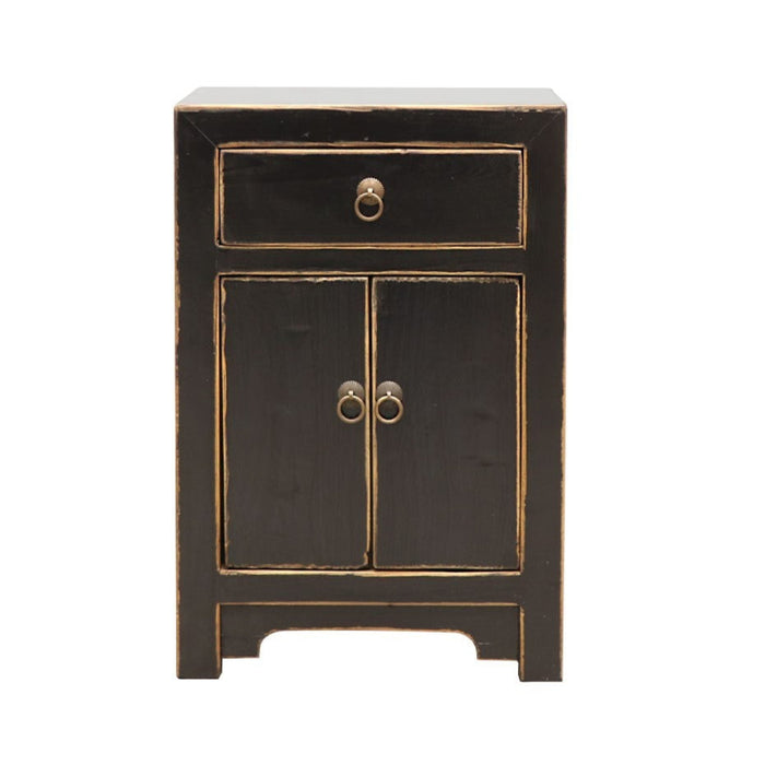 Oneta Bedside Table - Vintage Black