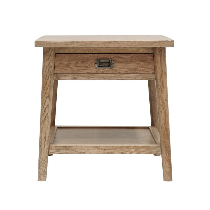 Vicchy Bedside Table - Oak