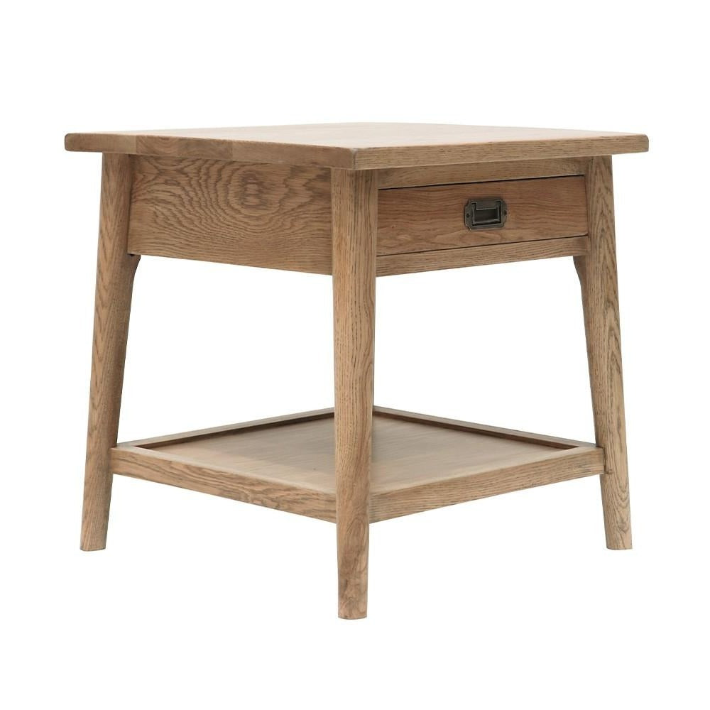 Vicchy Bedside Table - Oak