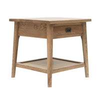 Vicchy Bedside Table - Oak