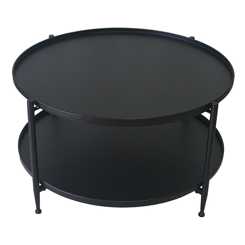 Saltza Round Coffee Table - Black