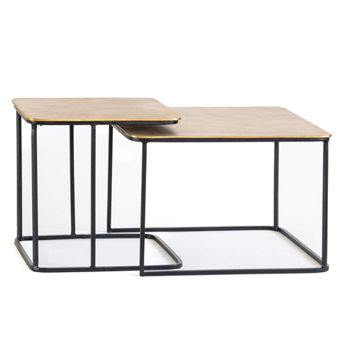 Aritzia Nest of 2 Metal Coffee Tables