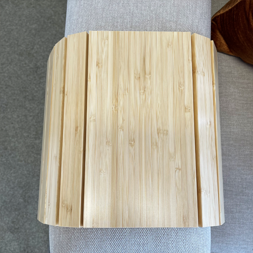 Wooden Sofa Arm Side Table - Natural