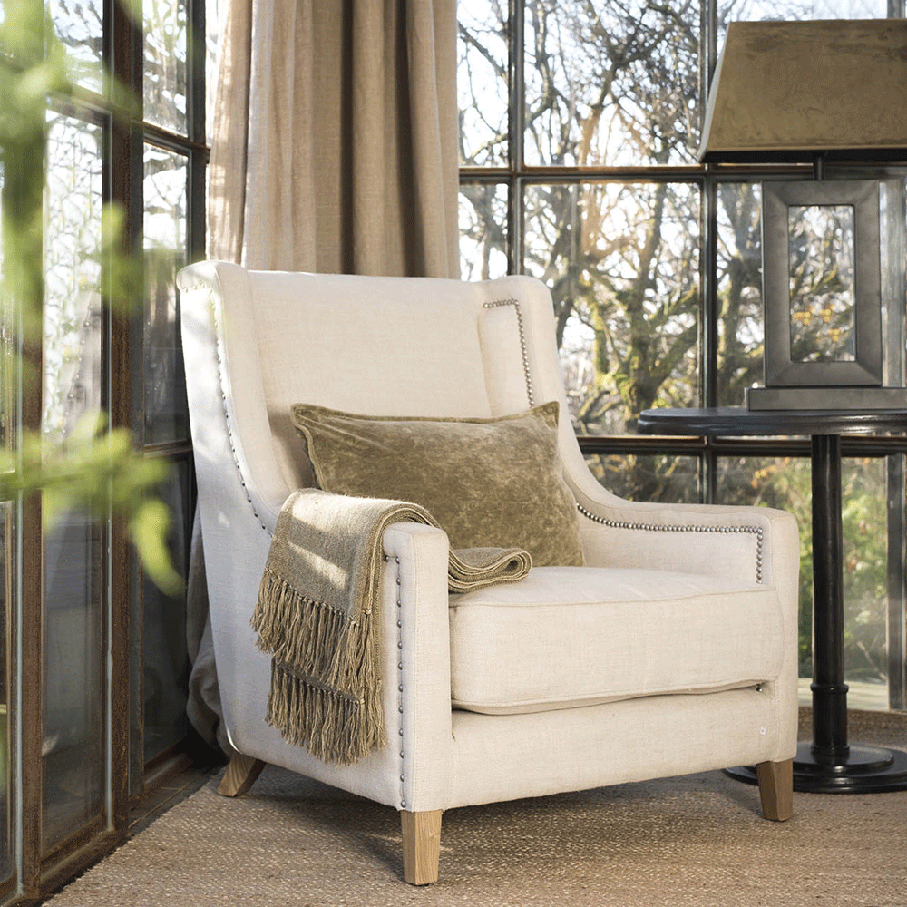 Artwood AW44 Armchair - Mixt Linen Natural