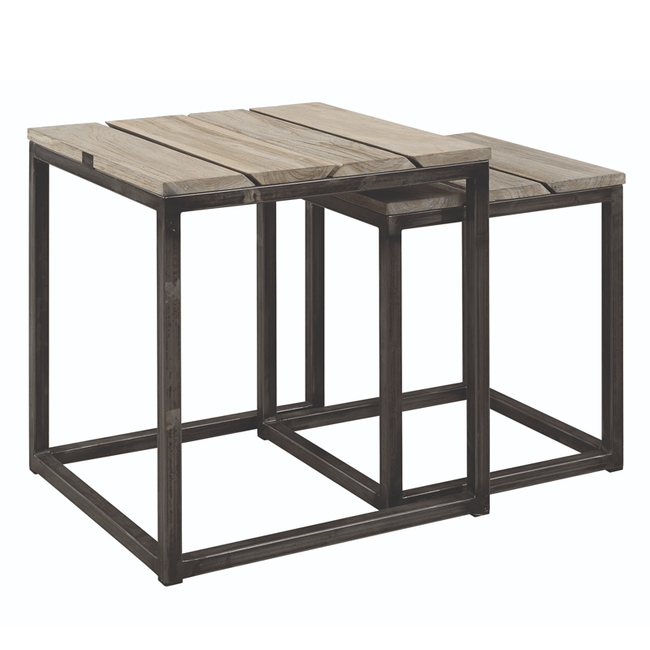 Artwood Anson Outdoor Nest of 2 Side Tables