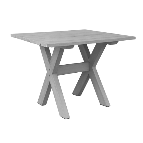 Artwood Cross Outdoor Dining Table - 700 Square