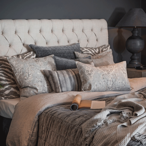 Artwood London Headboard - Linen Sand  - King/Super King