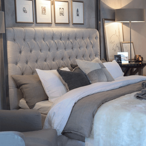 Artwood London Headboard - Linen Sand  - King/Super King