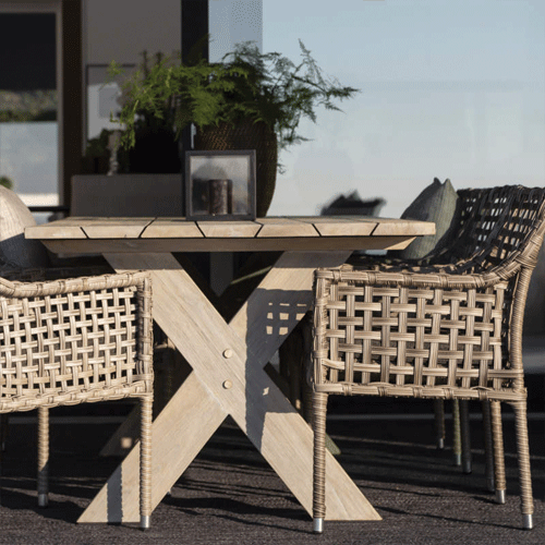 Artwood Santa Monica Outdoor Dining Chair - Classic Grey