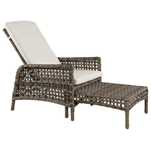 Artwood Tampa Outdoor Lounger - Classic Grey